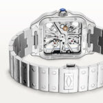 Santos de Cartier Large Skeleton/Blue Dial Men’s Watch - Image 5