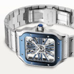 Santos de Cartier Large Skeleton/Blue Dial Men’s Watch - Image 6