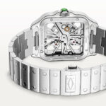 Santos de Cartier Large Skeleton/Green Dial Men’s Watch - Image 4