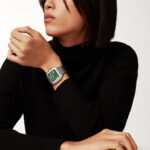 Santos de Cartier Large Smoky Green Dial Automatic Bracelet/Strap Watch - Image 2