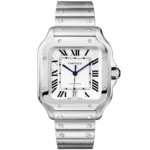 Santos de Cartier Large Steel Bracelet/Strap Watch