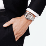 Santos de Cartier Large Steel Skeleton Dial Bracelet/Strap Watch - Image 3