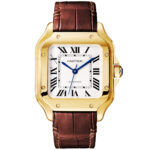 Santos de Cartier Medium Automatic 18ct Yellow Gold Bracelet Watch - Image 4