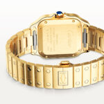 Santos de Cartier Medium Automatic 18ct Yellow Gold Bracelet Watch - Image 3