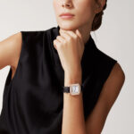 Santos de Cartier Medium Diamond Set Automatic 18ct Rose Gold Watch - Image 3