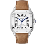 Santos de Cartier Medium Steel Bracelet/Strap Watch - Image 4