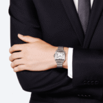 Santos de Cartier Medium Steel Bracelet/Strap Watch - Image 2
